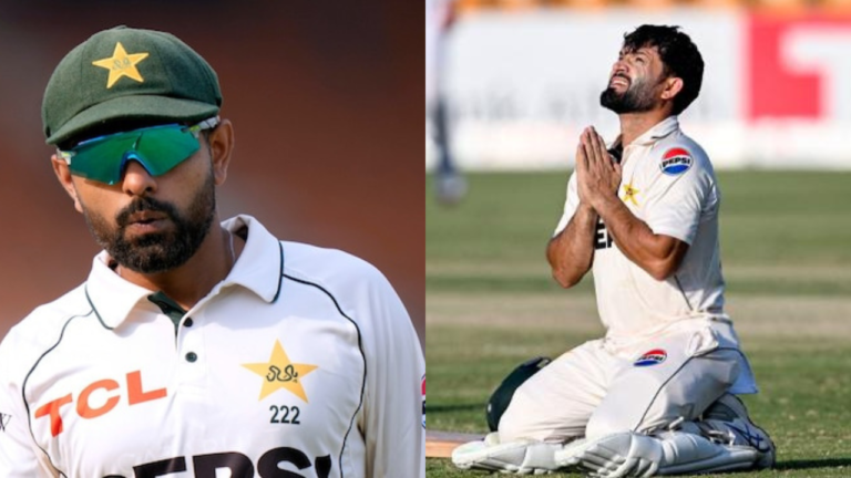 Babar Azam's reaction on Kamran Ghulam's Test debut century goes viral