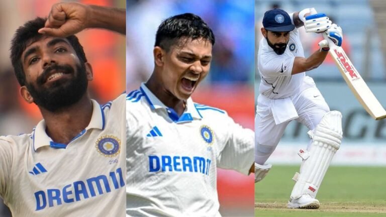 ICC Test Rankings: Jasprit Bumrah फिर से No. 1 पर, Yashasvi Jaiswal No. 3 पर पहुंचे, Virat Kohli top 10 में वापस आए