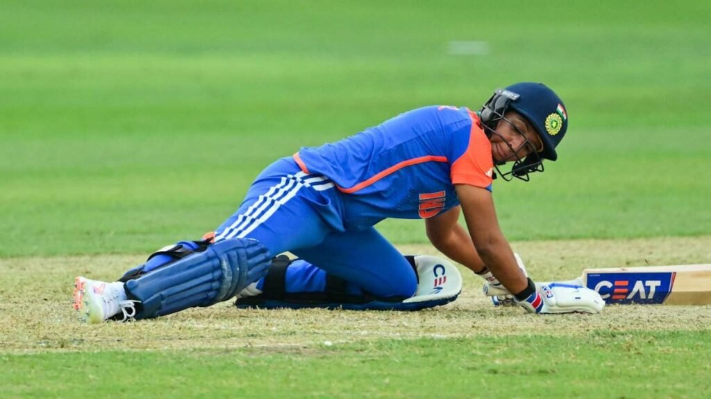 Harmanpreet Kaur got injured wc 2024