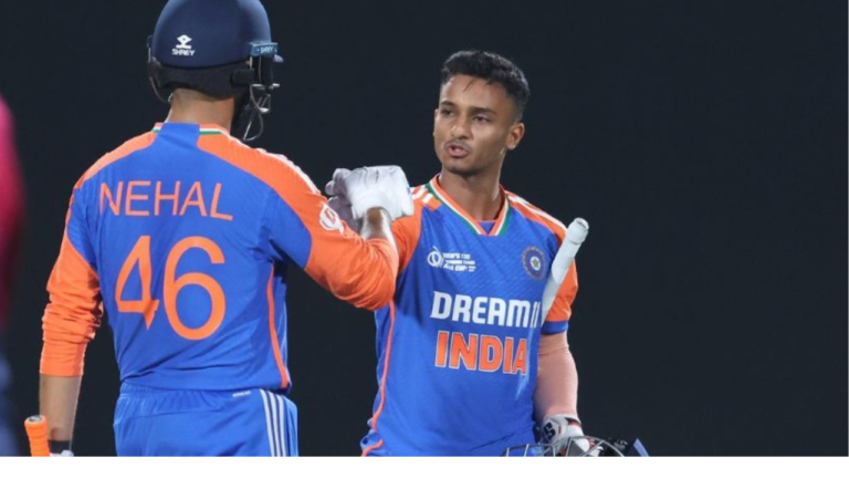 India A beat UAE by 7 wickets to enter the semi-finals of the Emerging Asia Cup