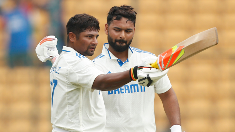 Sarfaraz Khan's Maiden Test Century