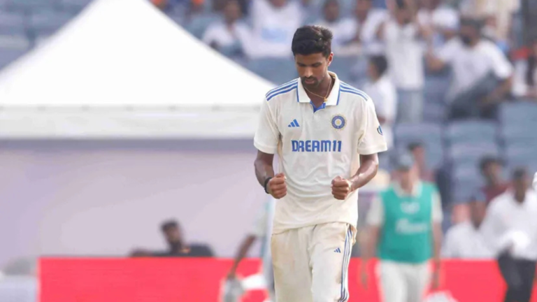 Washington Sundar’s career-best 7/59 - INDvNZ 2nd Test in Pune